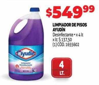 Makro Limpiador de pisos ayudín oferta