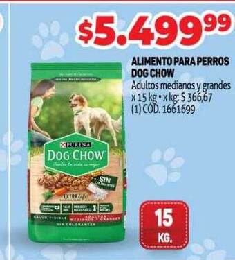 Makro Alimento para perros dog chow oferta