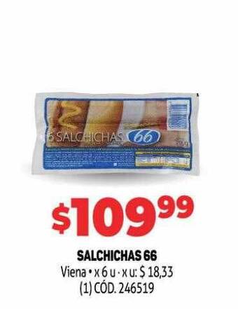 Makro Salchichas 66 oferta