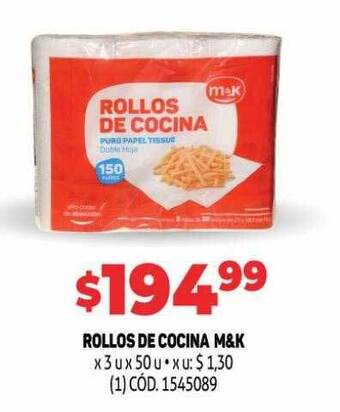 Makro Rollos de cocina m&k oferta