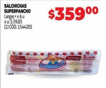 Makro Salchichas superpancho oferta