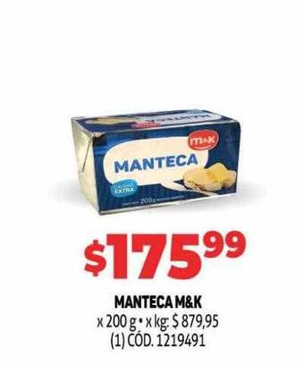 Makro Manteca m&k oferta