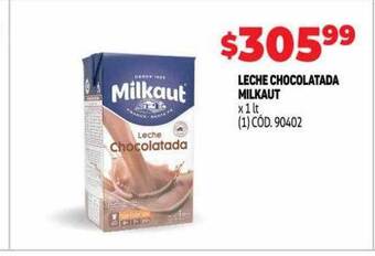 Makro Leche chocolatada milkaut oferta