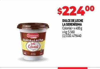 Makro Dulce de leche la serenísima oferta