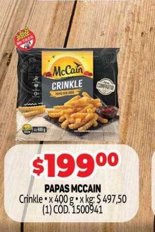 Makro Papas mccain crinkle oferta