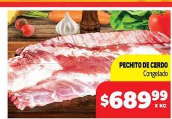 Makro Pechito de cerdo congelado oferta