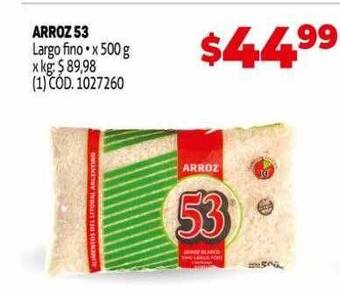 Makro Arroz 53 largo fino oferta