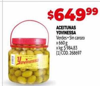 Makro Aceitunas yovinessa oferta