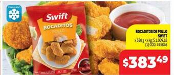 Makro Bocaditos de pollo swift oferta