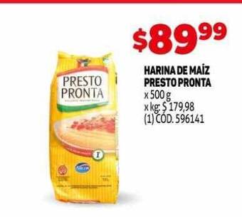 Makro Harina de maíz presto pronta oferta