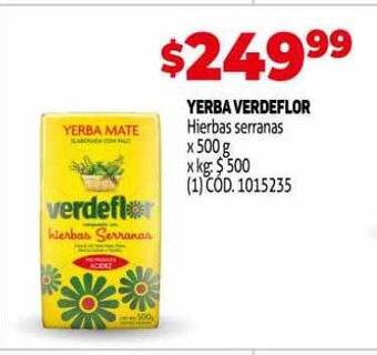Makro Yerba verdeflor oferta