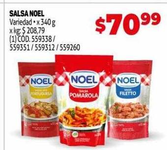 Makro Salsa noel oferta