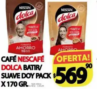 Supermercados Caracol Café nescafé dolca batir suave doy pack oferta