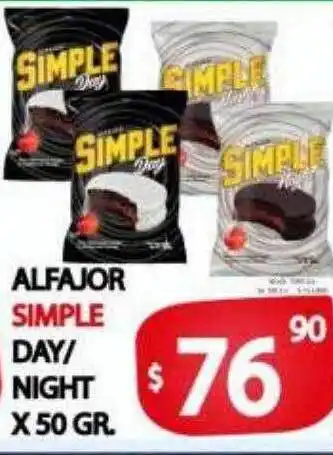 Alfajor simple day night