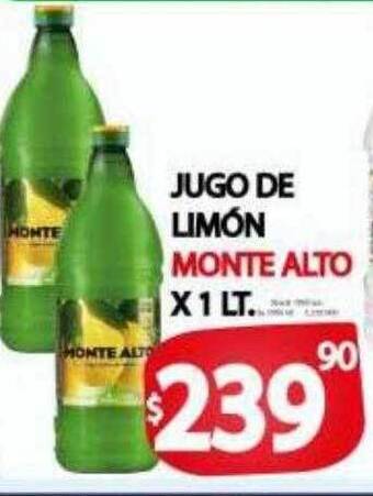 Supermercados Caracol Jugo de limón monte alto oferta