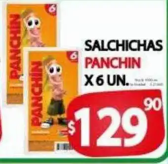 Supermercados Caracol Salchichas panchin oferta