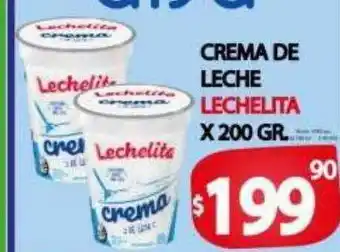 Supermercados Caracol Crema de leche lechelita oferta