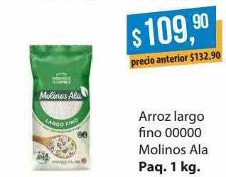 Supermercados Damesco Arroz largo fino 00000 molinos ala oferta