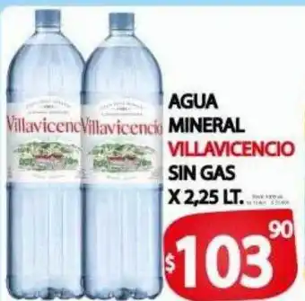 Supermercados Caracol Agua mineral villavicencio sin gas oferta