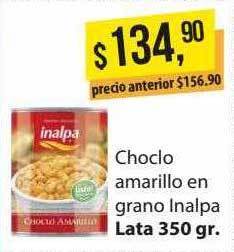 Supermercados Damesco Choclo amarillo en grano inalpa oferta