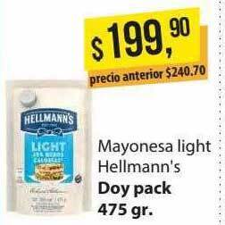 Supermercados Damesco Mayonesa light hellmann's oferta