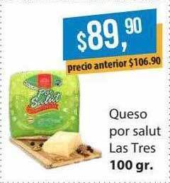 Supermercados Damesco Queso por salut las tres oferta