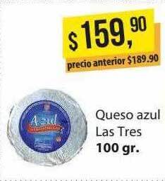 Supermercados Damesco Queso azul las tres oferta