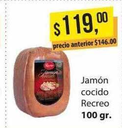 Supermercados Damesco Jamón cocido recreo oferta