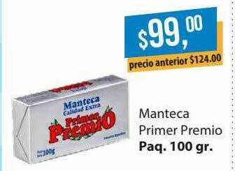 Manteca primer premio