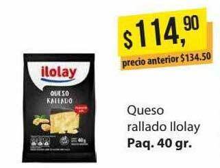Supermercados Damesco Queso rallado ilolay oferta