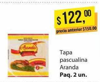 Supermercados Damesco Tapa pascualina aranda oferta