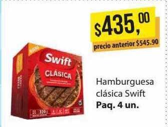 Hamburguesa clásica swift