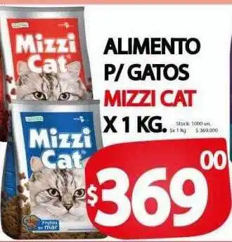 Supermercados Mariano Max Alimento p gatos mizzi cat oferta