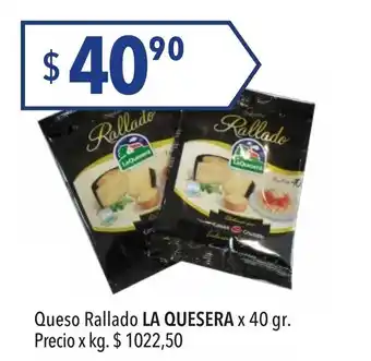 Hergo La Quesera Queso Rallado x 40gr oferta