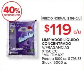 Carrefour MULTIMAX limpiador liquido concentrado oferta