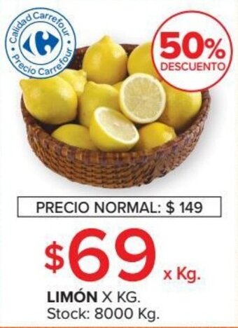 Carrefour Limón oferta