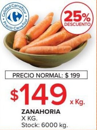 Carrefour Zanahoria oferta