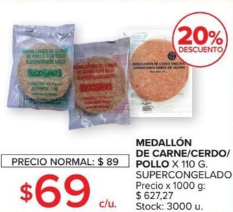 Carrefour Medallón de carne/cerdo/pollo oferta