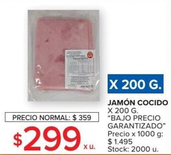 Carrefour Jamón cocido oferta