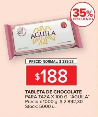 Carrefour AGUILA tableta de chocolate oferta