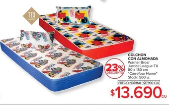 Carrefour Colchon con almohada oferta