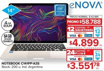 Carrefour Notebook C141PP-A3S oferta