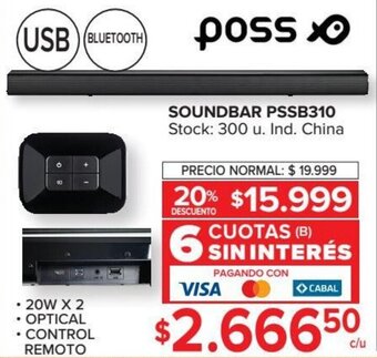 Soundbar PSSB310