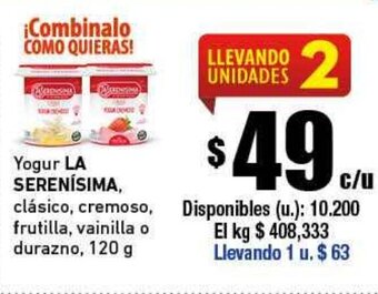 Cooperativa Obrera La serenisima oferta