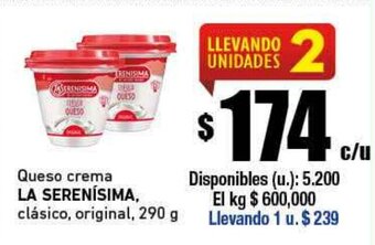 Cooperativa Obrera La serenisima oferta