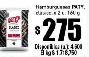 Cooperativa Obrera Paty oferta