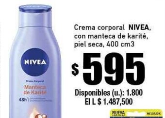 Cooperativa Obrera Nivea oferta