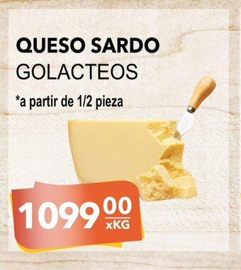 El Milagro Mayorista Queso sardo oferta
