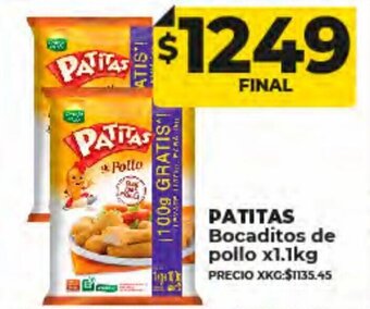 Supermayorista Vital Patitas oferta
