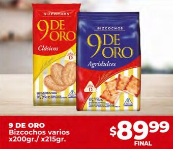 Supermayorista Vital 9 de oro oferta